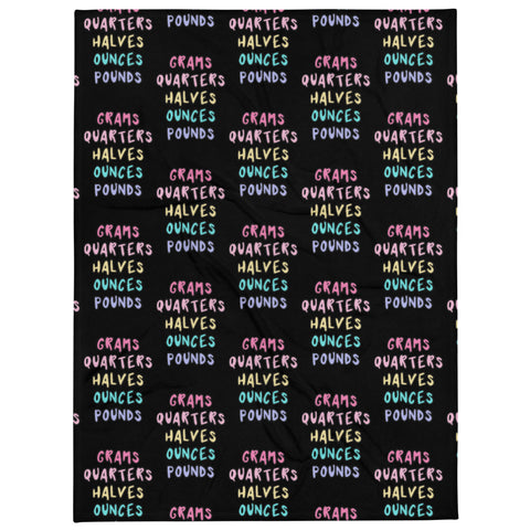 Cannapbell Pastel Weights Throw Blanket